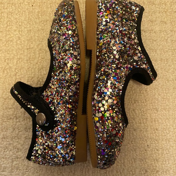 LIVLY STOCKHOLM Glitter Toddler Dress Shoes SZ 24 - Picture 2 of 3